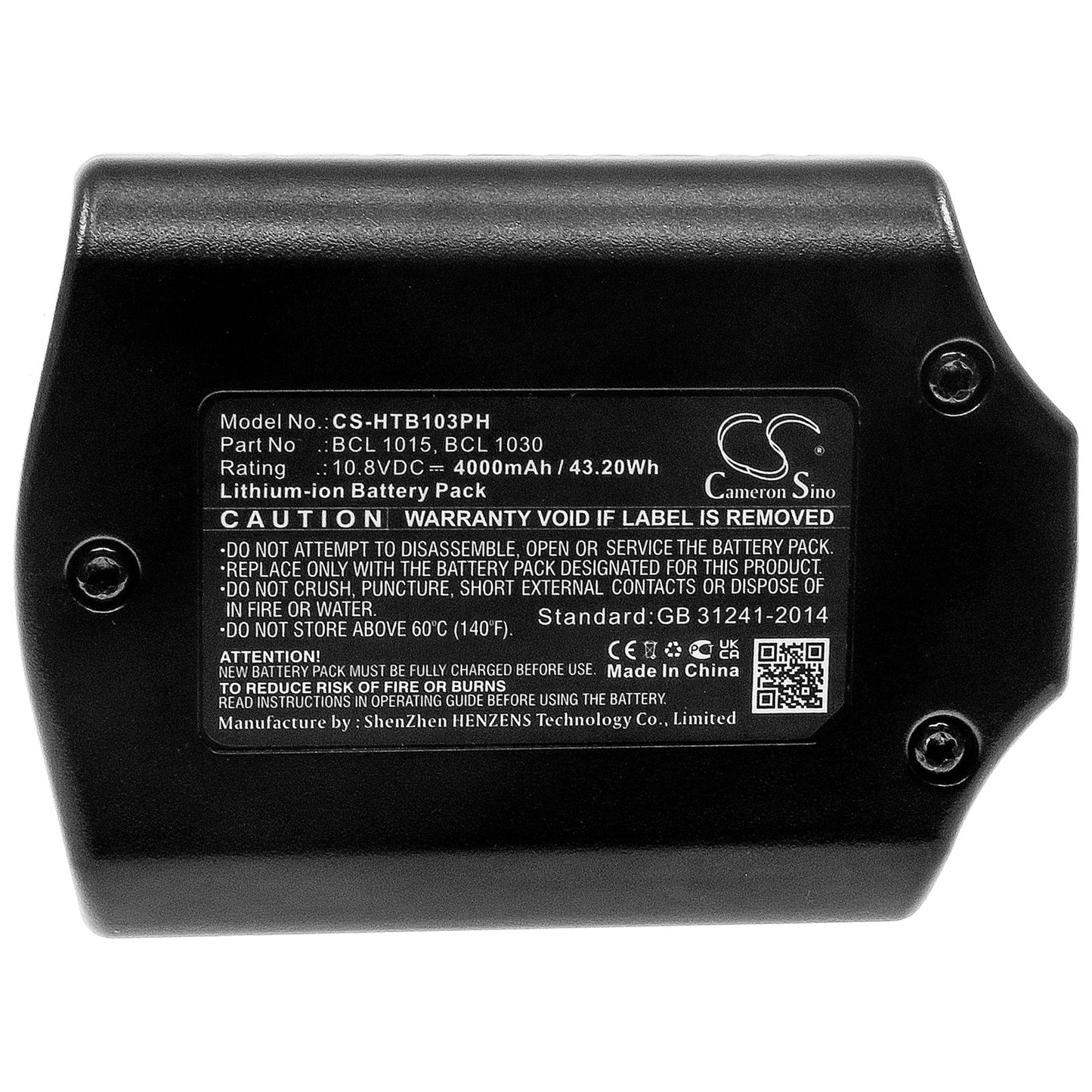Replacement Battery for Hitachi  CJ10DL – Power Tools – 4000mAh / 43.20Wh / 10.8V