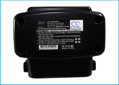 Replacement Battery for Hitachi C 7D – Power Tool – 3000mAh / 24V - image 3