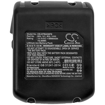 Replacement Battery for Hitachi DS 14DBL – Power Tool – 5000mAh / 14.4V
