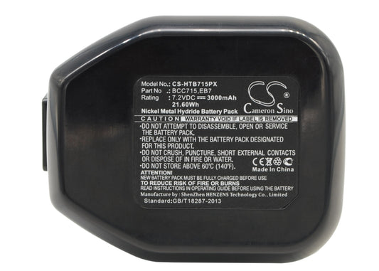 Replacement Battery for Hitachi WH6DC – Power Tool – 3000mAh / 7.2V