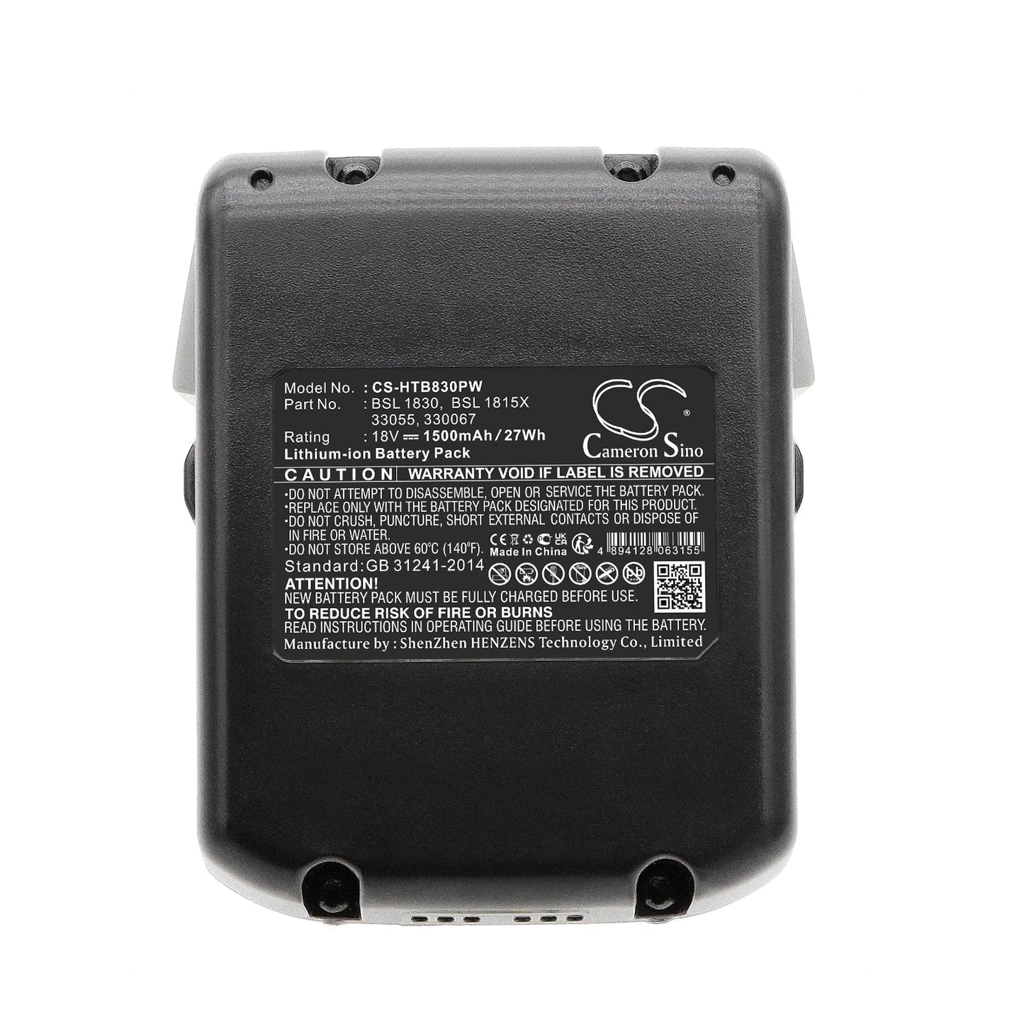 Replacement Battery for Hitachi  C 18DSL – Power Tools – 1500mAh / 18.0V
