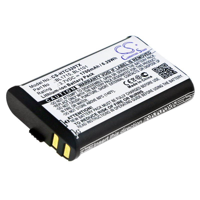 Replacement Battery for HYT TC-320 – Two-Way Radio – 1700mAh / 3.7V - image 1