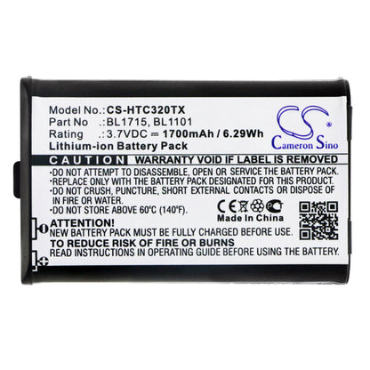 Replacement Battery for HYT TC-320 – Two-Way Radio – 1700mAh / 3.7V - image 3