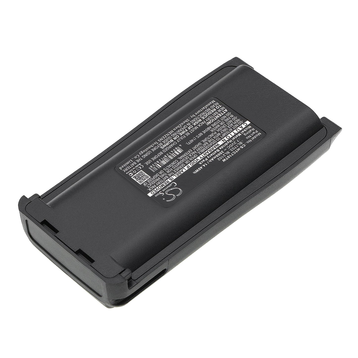 Replacement Battery for HYT  TC 800M – Two-Way Radio – 2000mAh / 14.40Wh / 7.2V
