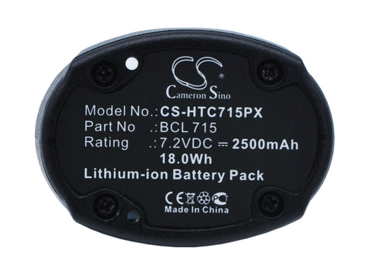 Replacement Battery for Hitachi WH7DL – Power Tool – 2500mAh / 7.2V