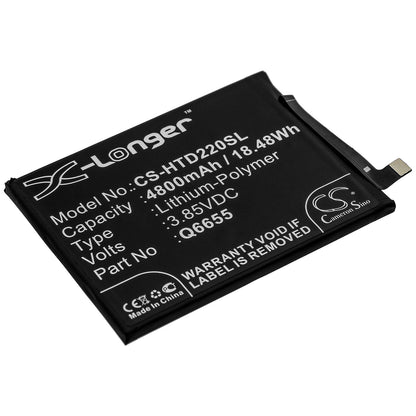 Replacement Battery for HTC Desire 20 Pro – Mobile, SmartPhone – 4800mAh / 3.85V