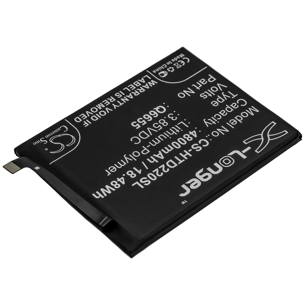 Replacement Battery for HTC Desire 20 Pro – Mobile, SmartPhone – 4800mAh / 3.85V