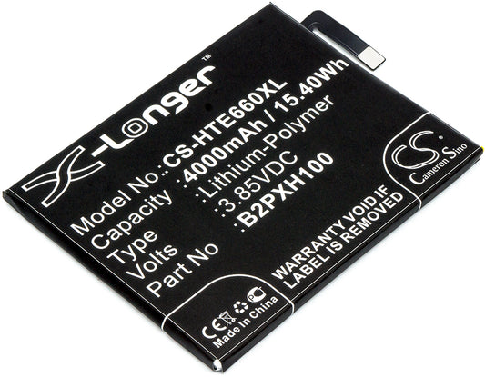 Replacement Battery for HTC One X10 – Mobile, SmartPhone – 4000mAh / 3.85V