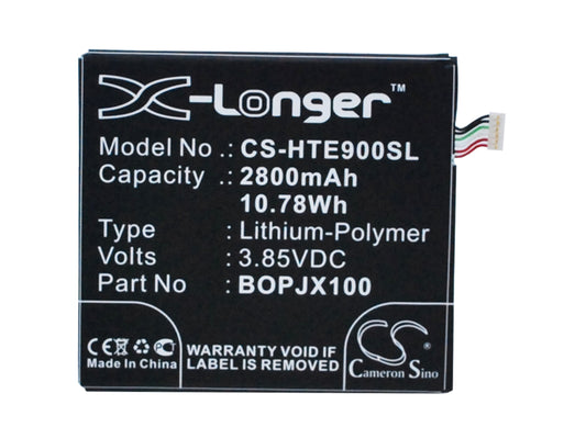Replacement Battery for HTC One E9 – Mobile, SmartPhone – 2800mAh / 3.85V