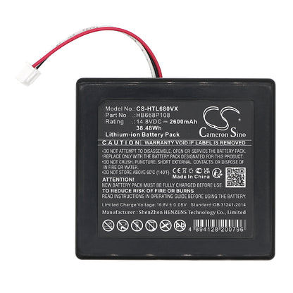 Replacement Battery for HOBOT Legee 668 – Vacuum – 2600mAh / 14.8V