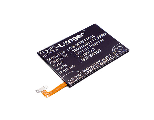 Replacement Battery for HTC One M10 – Mobile, SmartPhone – 3000mAh / 3.85V