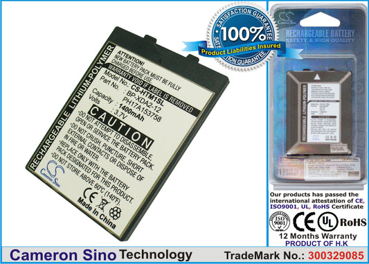 Replacement Battery for HTC Andes – Mobile, SmartPhone – 1400mAh / 3.7V