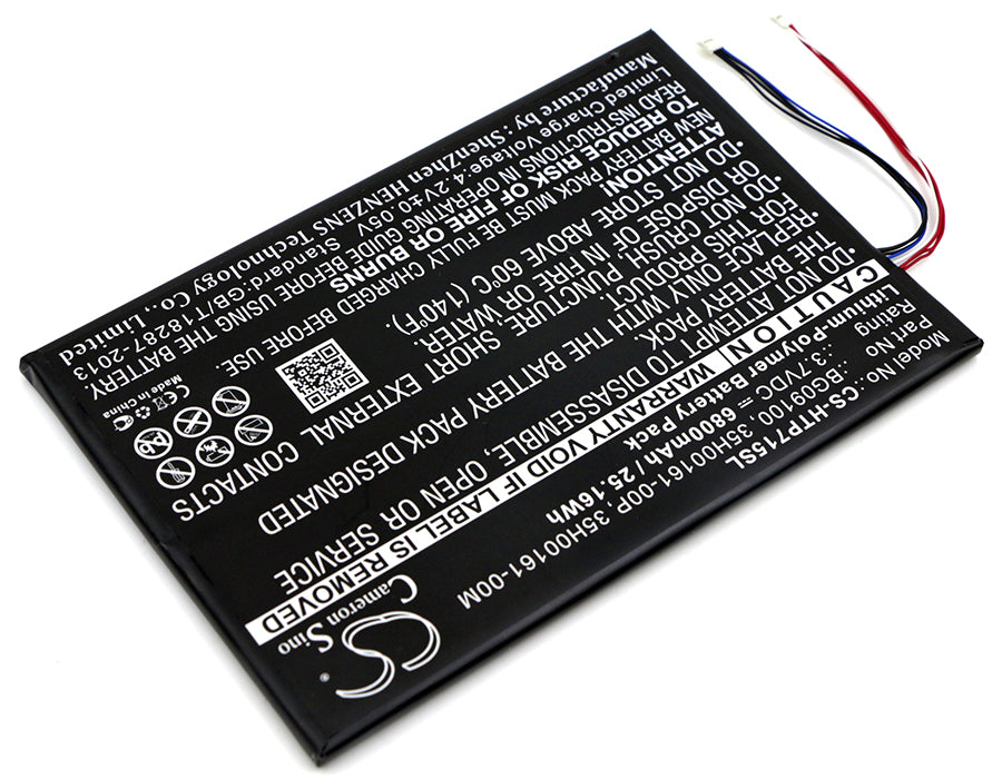 Replacement Battery for HTC Jetstream – Tablet – 6800mAh / 3.7V - image 2