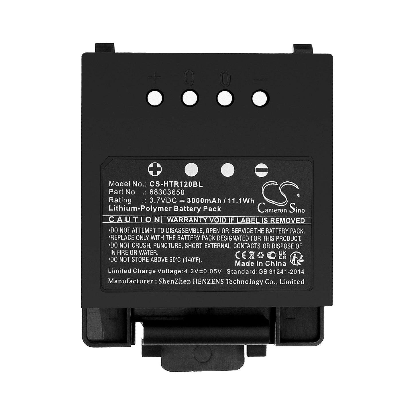 Replacement Battery for Hetronic  ERGO-120 – Crane Remote Control – 3000mAh / 11.1Wh / 3.7V