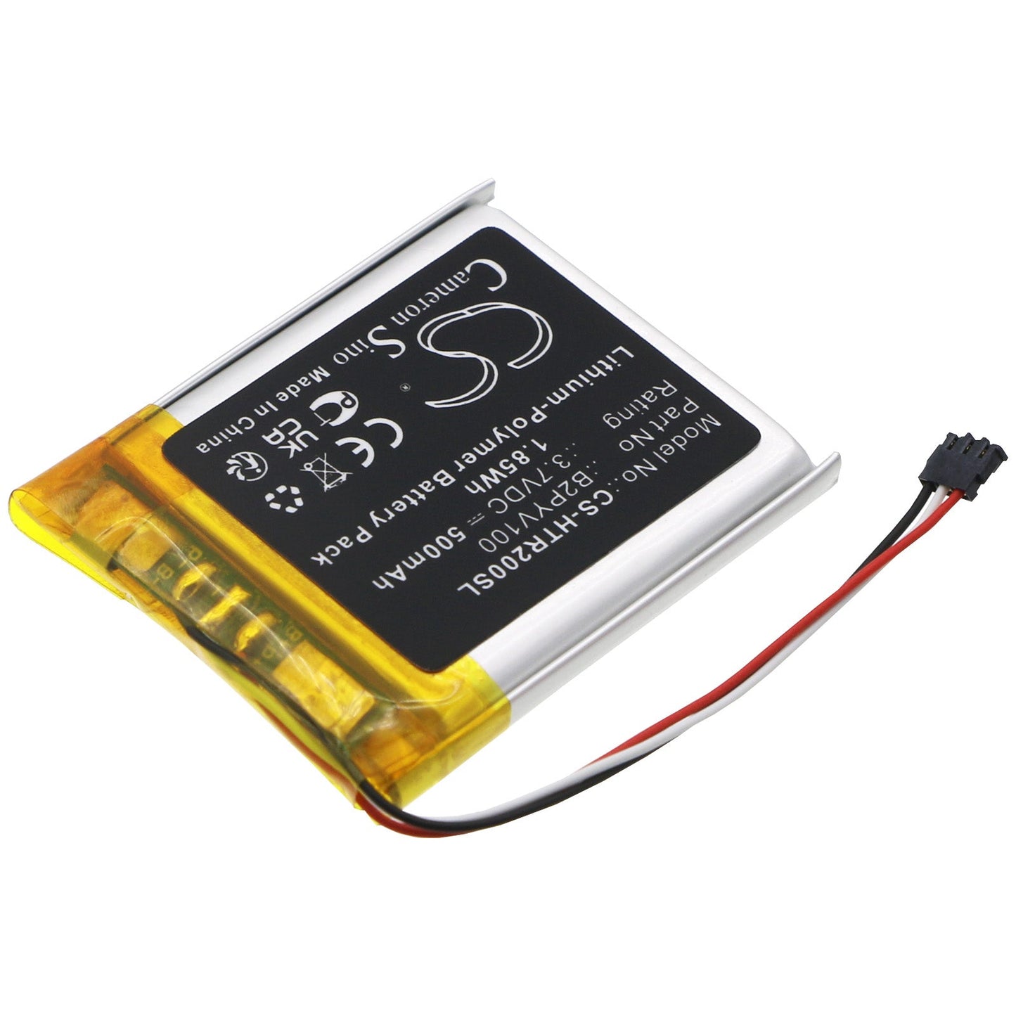 Replacement Battery for HTC  Vive 2.0 tracker – VR – 500mAh / 1.85Wh / 3.7V