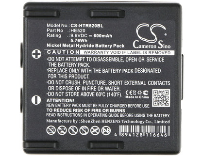 Replacement Battery for Abitron | Hetronic KH68300520.A – Crane Remote Control – 600mAh / 9.6V