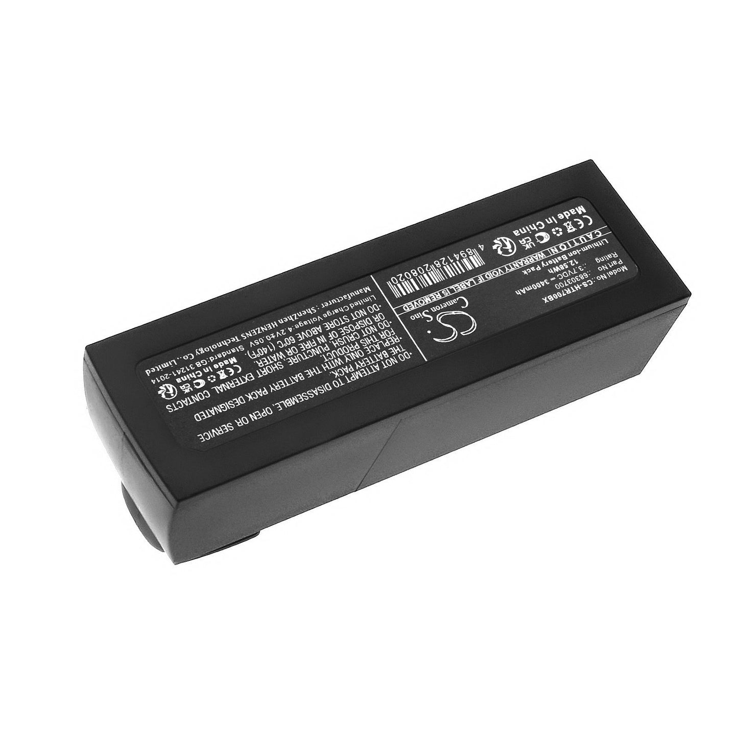 Replacement Battery for Hetronic  ERGO-S – Crane Remote Control – 3400mAh / 12.58Wh / 3.7V