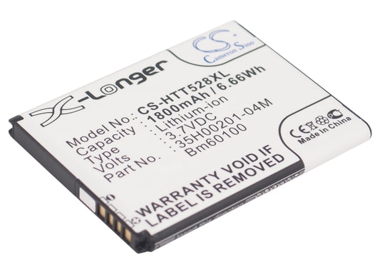 Replacement Battery for HTC One ST – Mobile, SmartPhone – 1800mAh / 3.8V