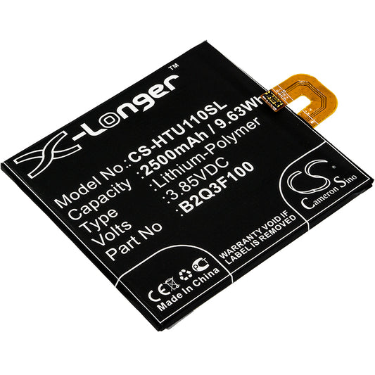 Replacement Battery for HTC U11 Life – Mobile, SmartPhone – 2500mAh / 3.85V
