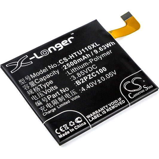 Replacement Battery for HTC U11 – Mobile, SmartPhone – 2500mAh / 3.85V