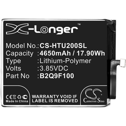 Replacement Battery for HTC U20 5G – Mobile, SmartPhone – 4650mAh / 3.85V