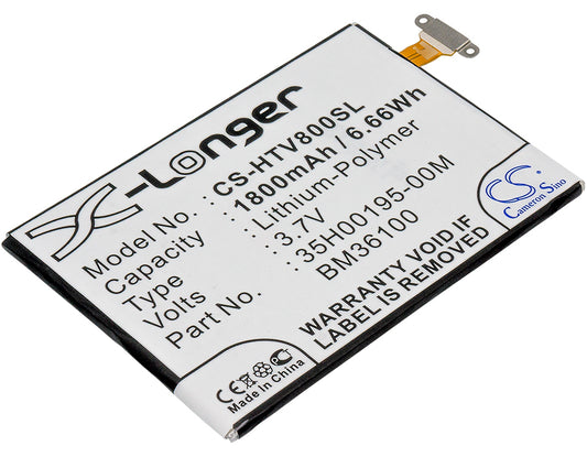 Replacement Battery for HTC One VX – Mobile, SmartPhone – 1800mAh / 3.7V