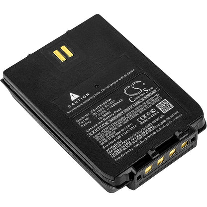 Replacement Battery for Hytera  X1e – Two-Way Radio – 1400mAh / 10.36Wh / 7.4V