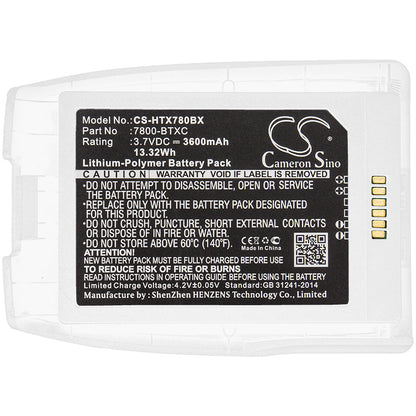 Replacement Battery for Honeywell | Dolphin Dolphin 7800 – Barcode Scanner – 3600mAh / 3.7V - image 3