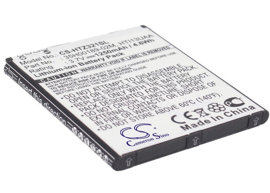 Replacement Battery for HTC | KDDI J – Mobile, SmartPhone – 1250mAh / 3.7V
