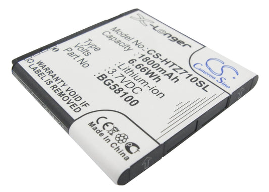 Replacement Battery for Vodafone | HTC | KDDI | T-Mobile | Google Sensation – Mobile, SmartPhone – 1800mAh / 3.7V