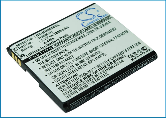 Replacement Battery for AT&T | Huawei | T-Mobile | MetroPCS | SRF U8652 Fusion MF – Mobile, SmartPhone – 1200mAh / 3.7V