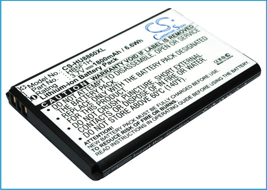 Replacement Battery for Huawei U8860 – Mobile, SmartPhone – 1800mAh / 3.7V