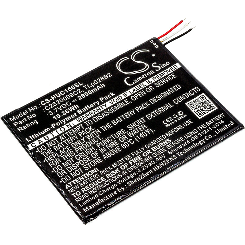 Replacement Battery for KURIO | Alcatel Tab 2 – Tablet – 2800mAh / 3.7V - image 1