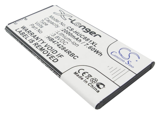 Replacement Battery for Huawei C8816 – Mobile, SmartPhone – 2000mAh / 3.8V