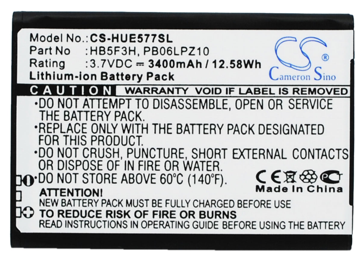 Replacement Battery for Huawei E5372T – Hotspot – 3400mAh / 3.7V