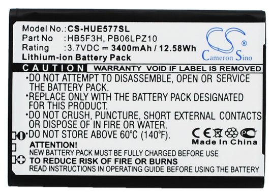 Replacement Battery for Huawei E5372T – Hotspot – 3400mAh / 3.7V