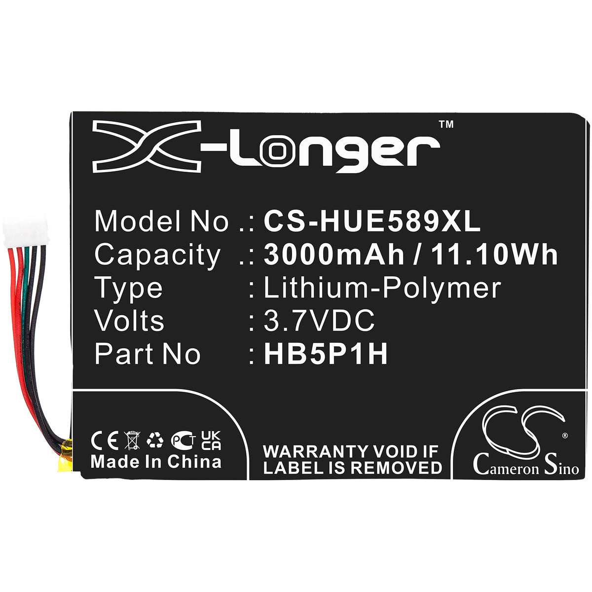 Replacement Battery for Optus | Huawei | Telekom E589 – Hotspot – 3000mAh / 3.7V