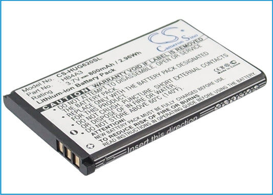 Replacement Battery for Huawei | Orange | T-Mobile G6620 – Mobile, SmartPhone – 800mAh / 3.7V