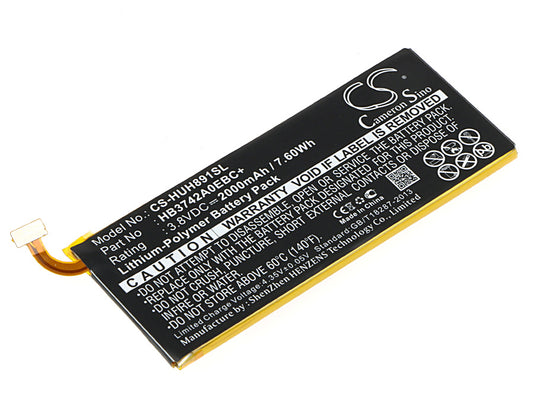 Replacement Battery for Huawei H891L – Mobile, SmartPhone – 2000mAh / 3.8V