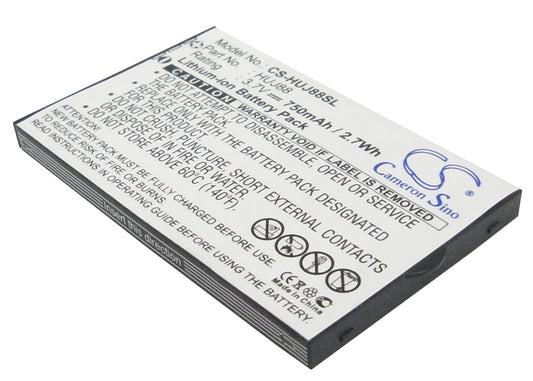 Replacement Battery for Huawei EZ Cricket J88 – Mobile, SmartPhone – 750mAh / 3.7V
