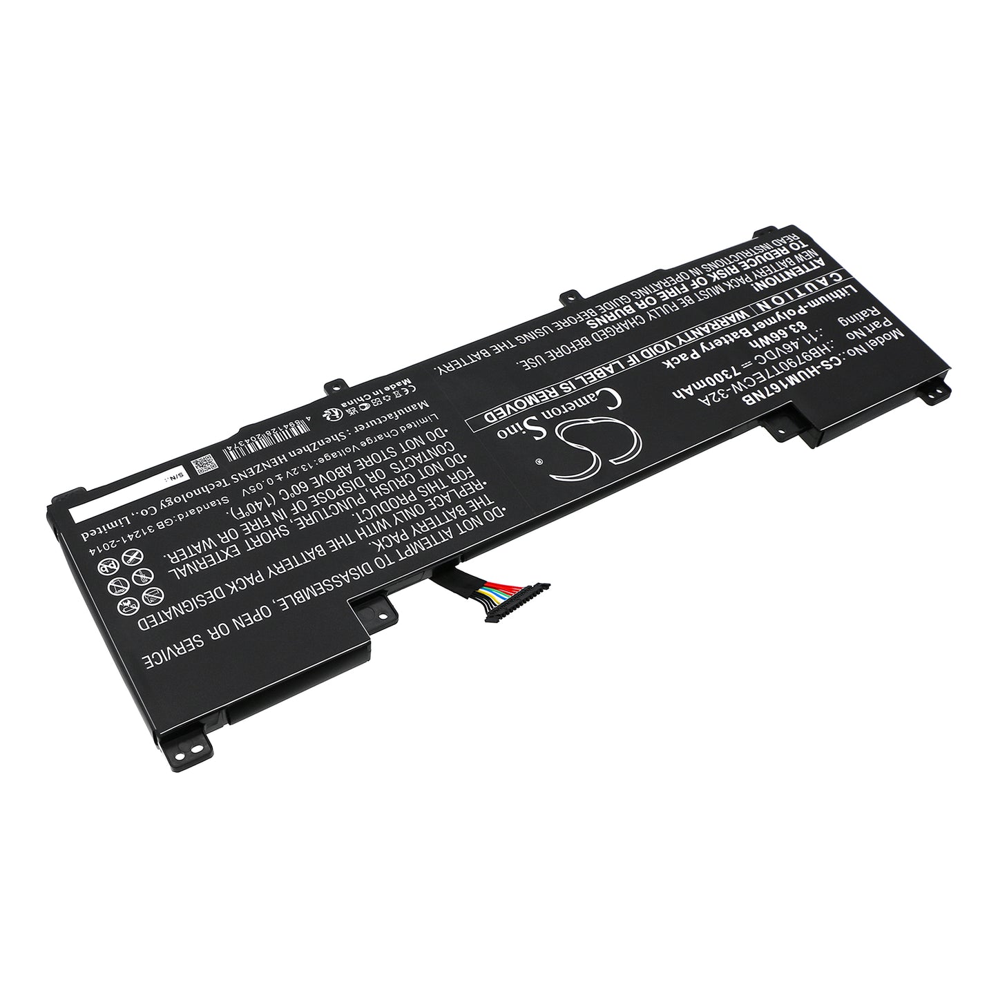 Replacement Battery for Huawei MateBook 16s i7 – Notebook, Laptop – 7300mAh / 11.46V - image 2