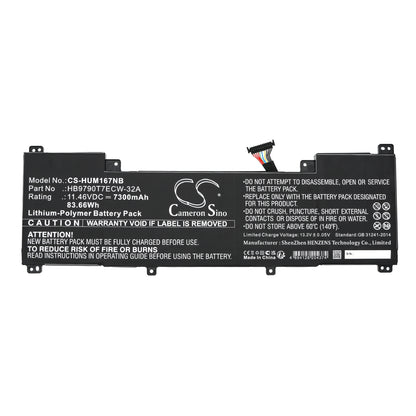 Replacement Battery for Huawei MateBook 16s i7 – Notebook, Laptop – 7300mAh / 11.46V - image 5