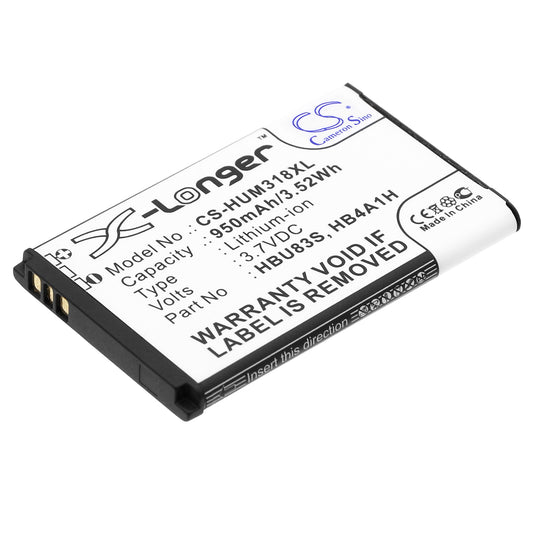Replacement Battery for Consumer Cellular | Huawei | MetroPCS | Plusfon | Vodafone | AT&T Envoy U3900 – Mobile, SmartPhone – 950mAh / 3.7V