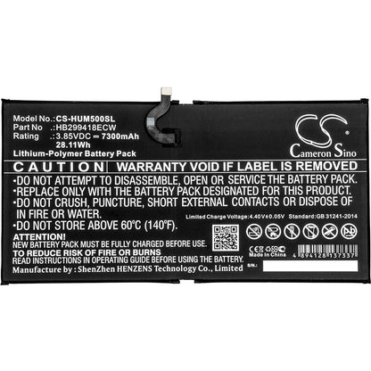 Replacement Battery for Huawei MediaPad M5 – Tablet – 7300mAh / 3.85V - image 3