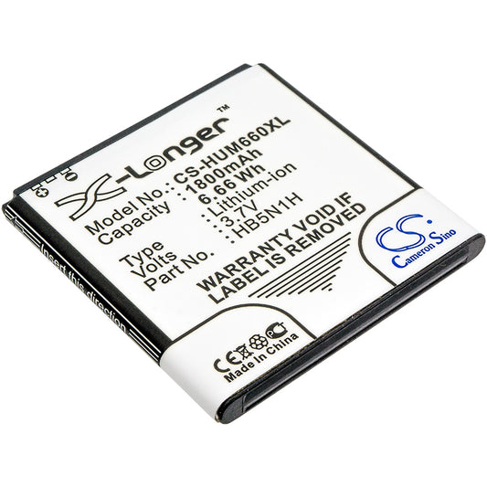 Replacement Battery for Cricket | T-Mobile | Fairphone | Huawei | MetroPCS Ascend Q – Mobile, SmartPhone – 1800mAh / 3.7V