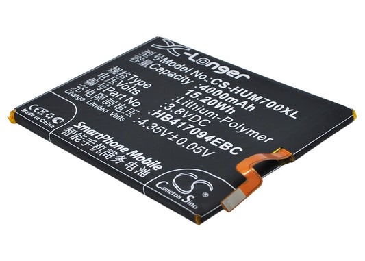 Replacement Battery for Huawei Ascend Mate 7 – Mobile, SmartPhone – 4000mAh / 3.8V