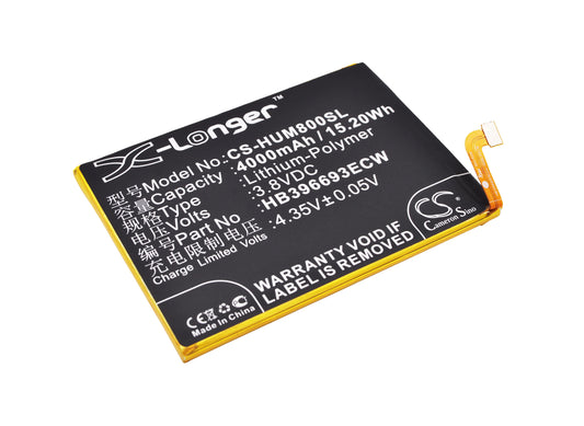 Replacement Battery for Huawei Mate 8 – Mobile, SmartPhone – 4000mAh / 3.8V