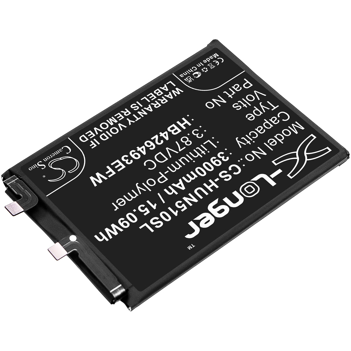 Replacement Battery for Huawei Honor 50 SE – Mobile, SmartPhone – 3900mAh / 3.87V