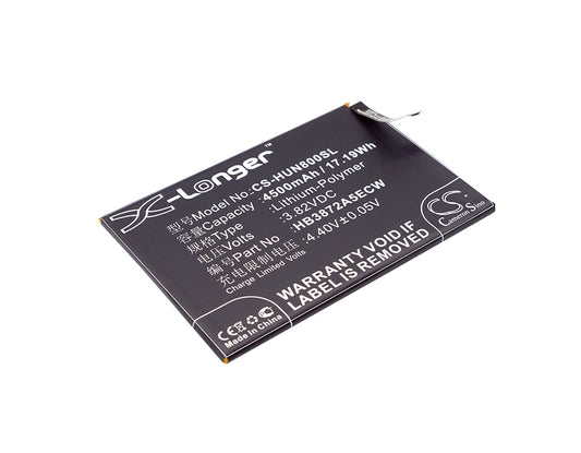 Replacement Battery for Huawei Honor Note 8 – Mobile, SmartPhone – 4500mAh / 3.82V