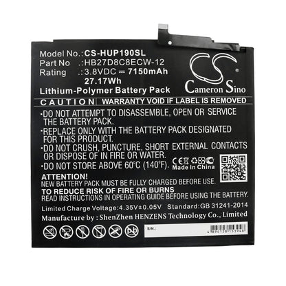 Replacement Battery for Huawei MatePad Pro – Tablet – 7150mAh / 3.8V - image 3